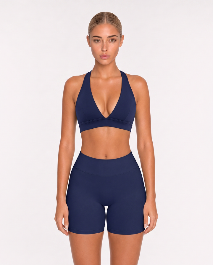 Vorti Deep V Neck Sports Bra