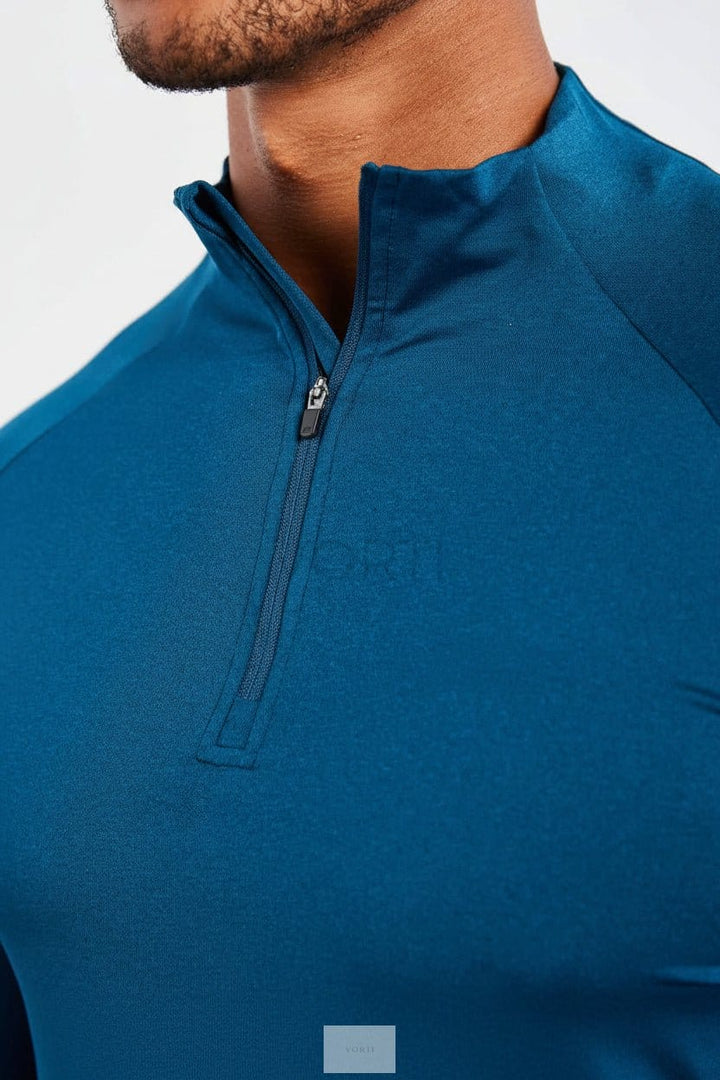 Vorti Hybrid Everyday 1/4 Zip - Blue Marl