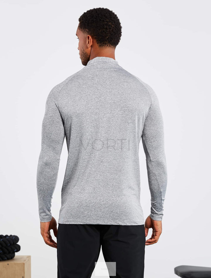 Vorti Hybrid Everyday 1/4 Zip - Grey Marl
