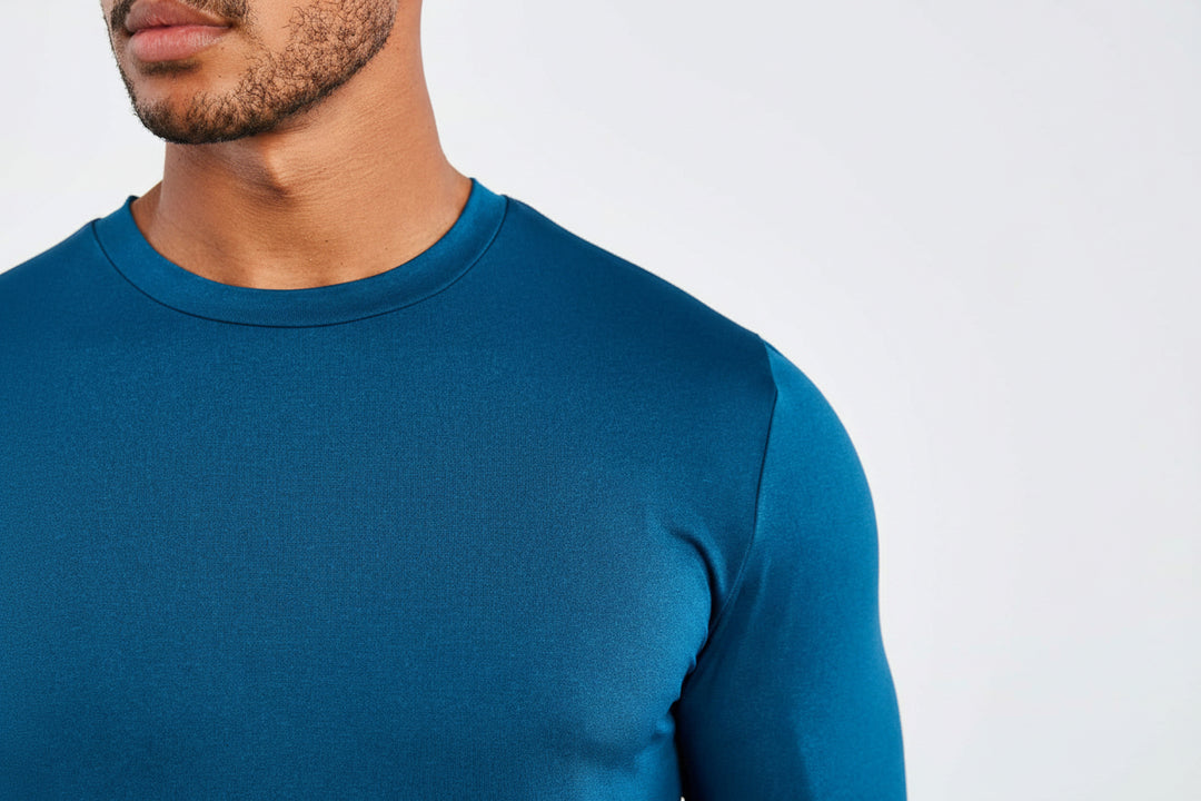 Vorti Hybrid Everyday Long Sleeve - Blue Marl