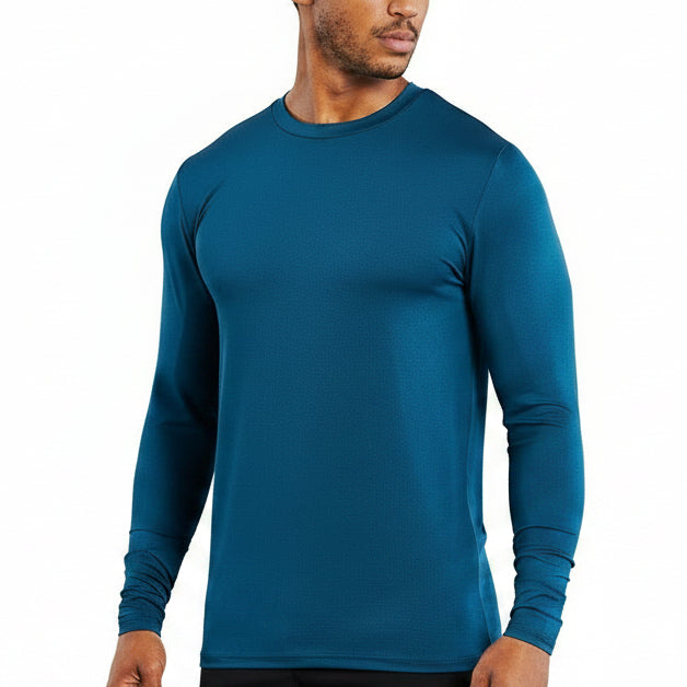 Vorti Hybrid Everyday Long Sleeve - Blue Marl