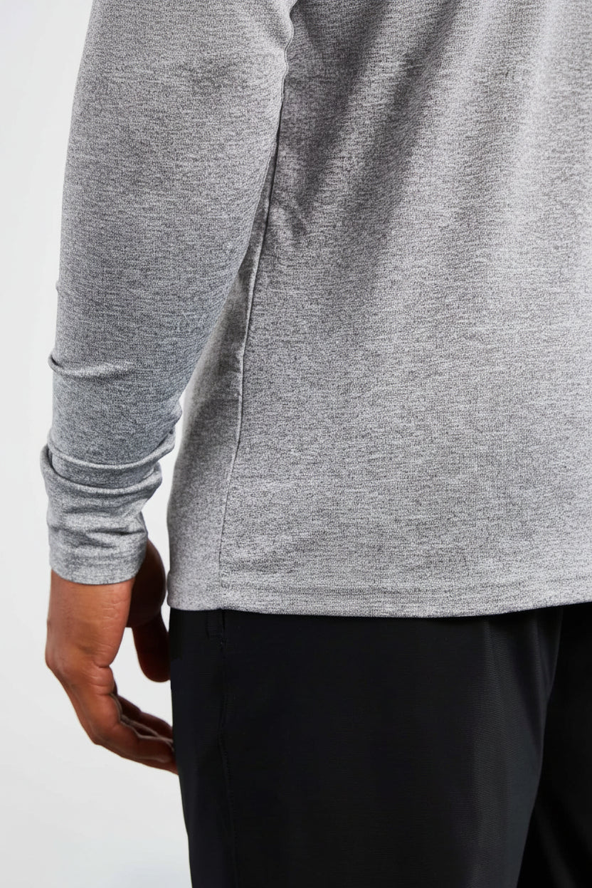 Vorti Hybrid Everyday Long Sleeve - Grey Marl