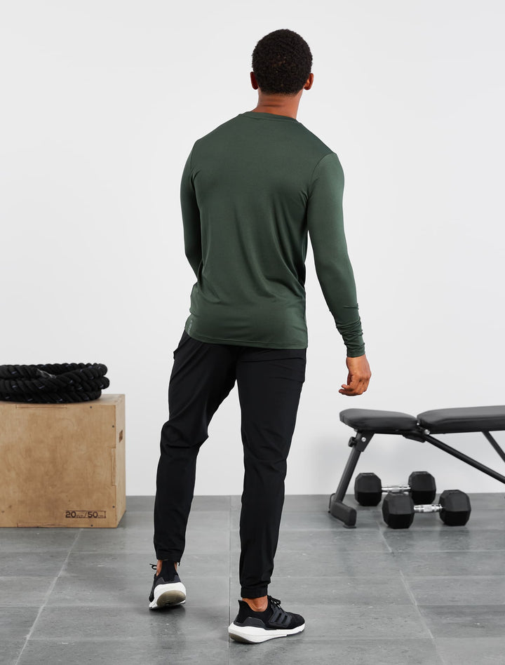 Vorti Hybrid Everyday Long Sleeve - Olive Marl