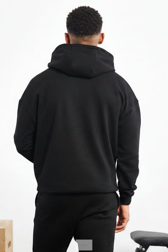 Vorti Oversized Hoodie - Black