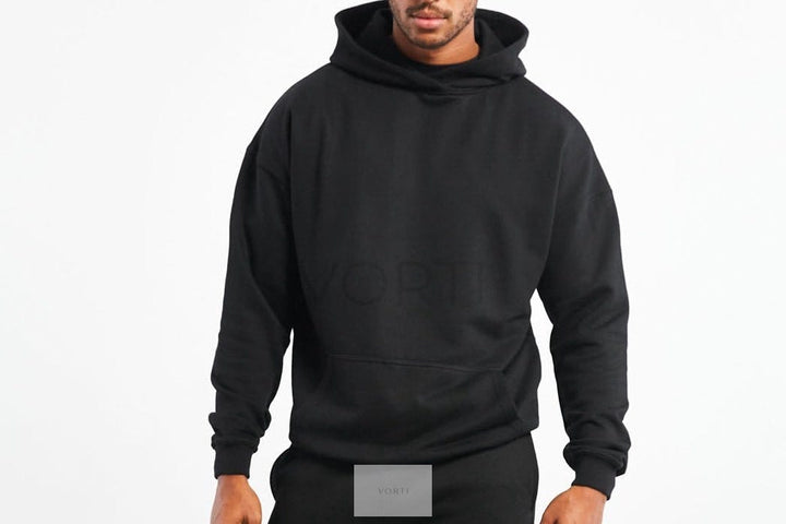 Vorti Oversized Hoodie - Black