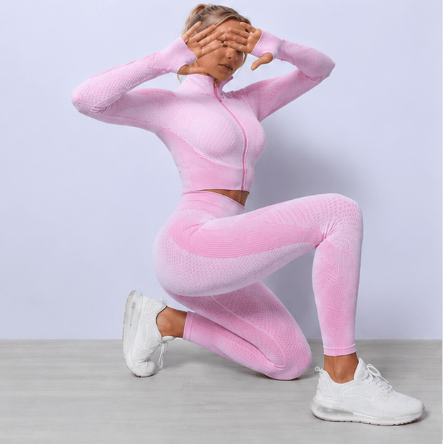 Conjunto Deportivo Seamless 3 Piezas Mujer PERFORMANCE SET - Vorti