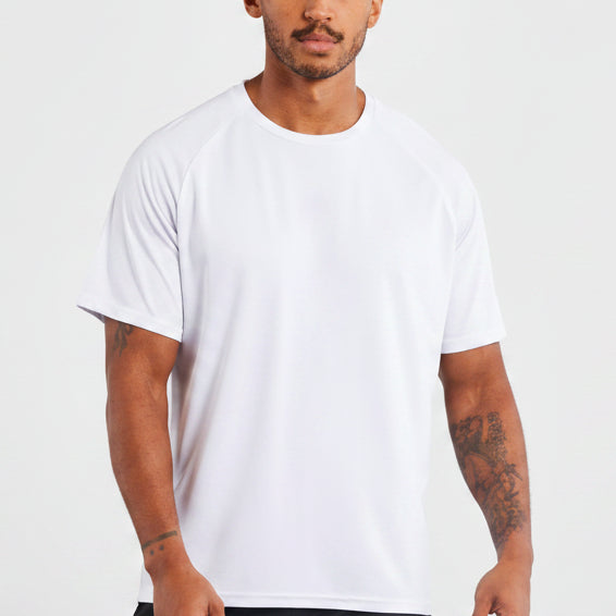 T-shirt de Treino de Corte Descontraído - Branco