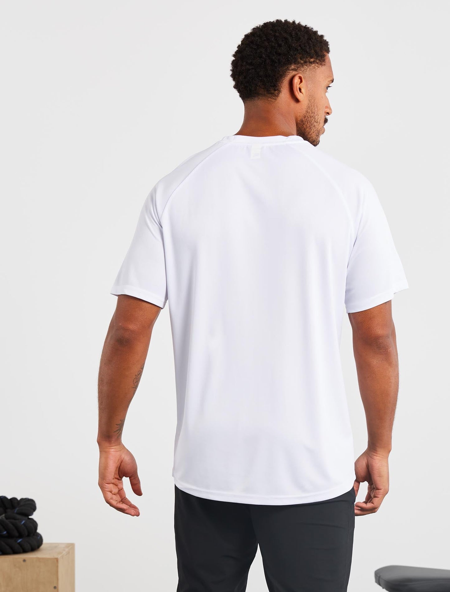 T-shirt de Treino de Corte Descontraído - Branco