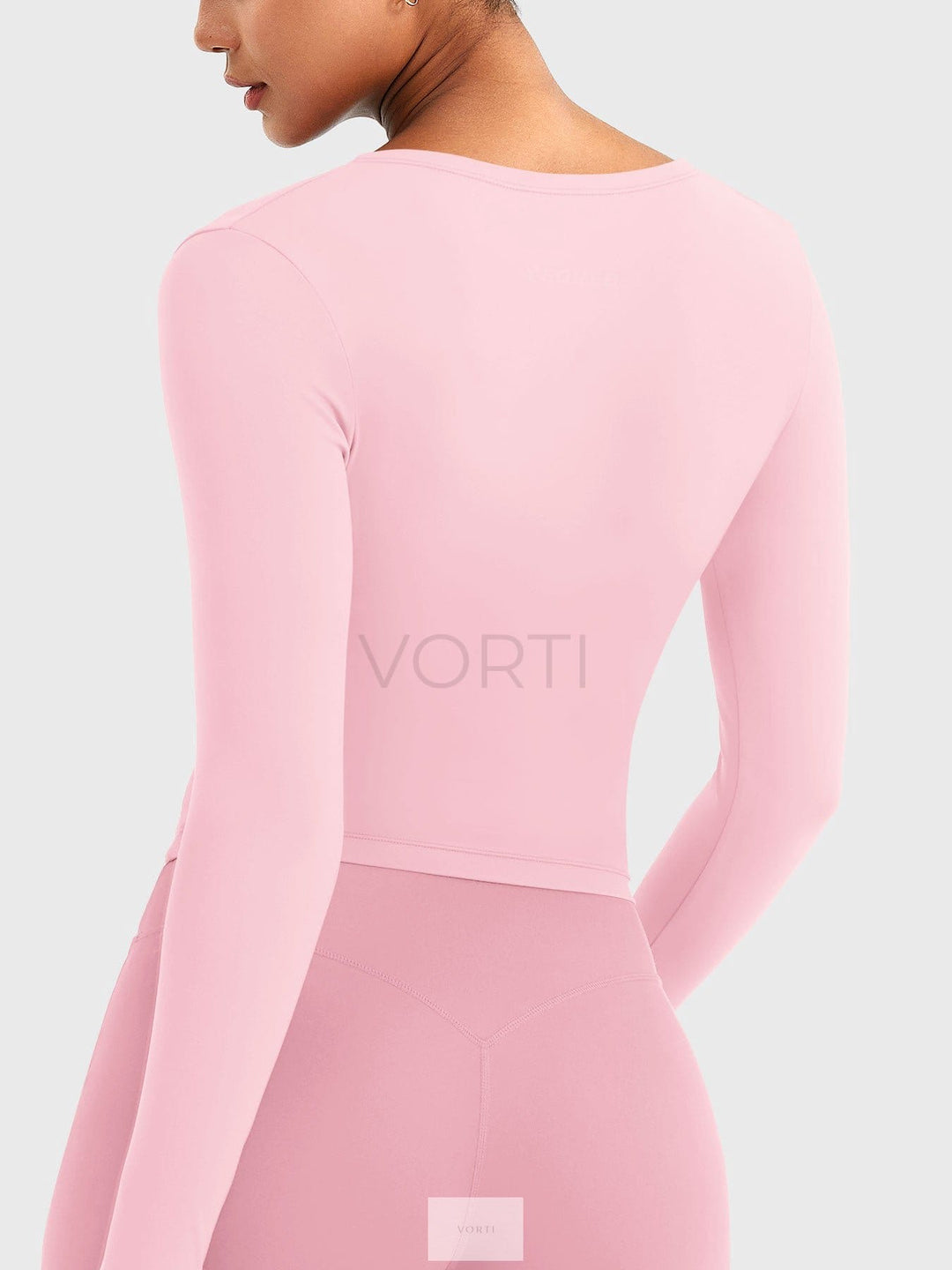 Top Manga Larga Escote en V Miny