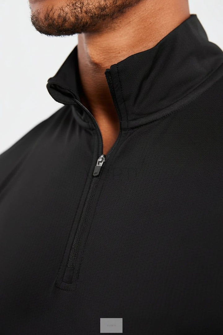 Vorti Training 1/4 Zip - Black