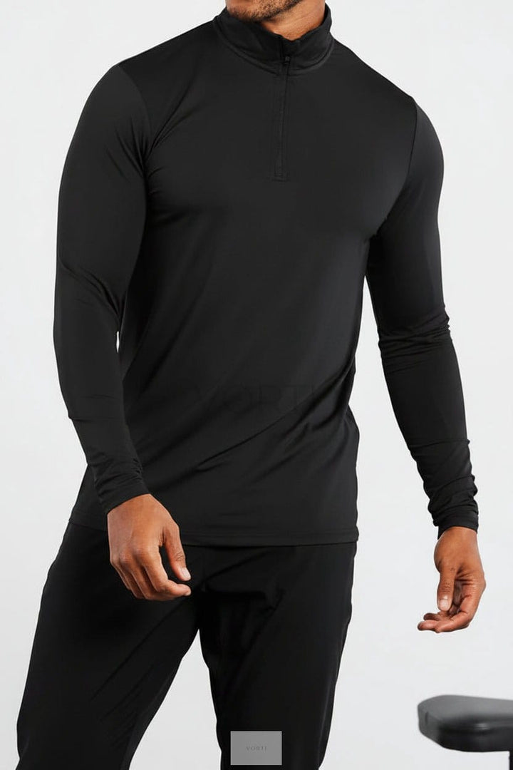 Vorti Training 1/4 Zip - Black