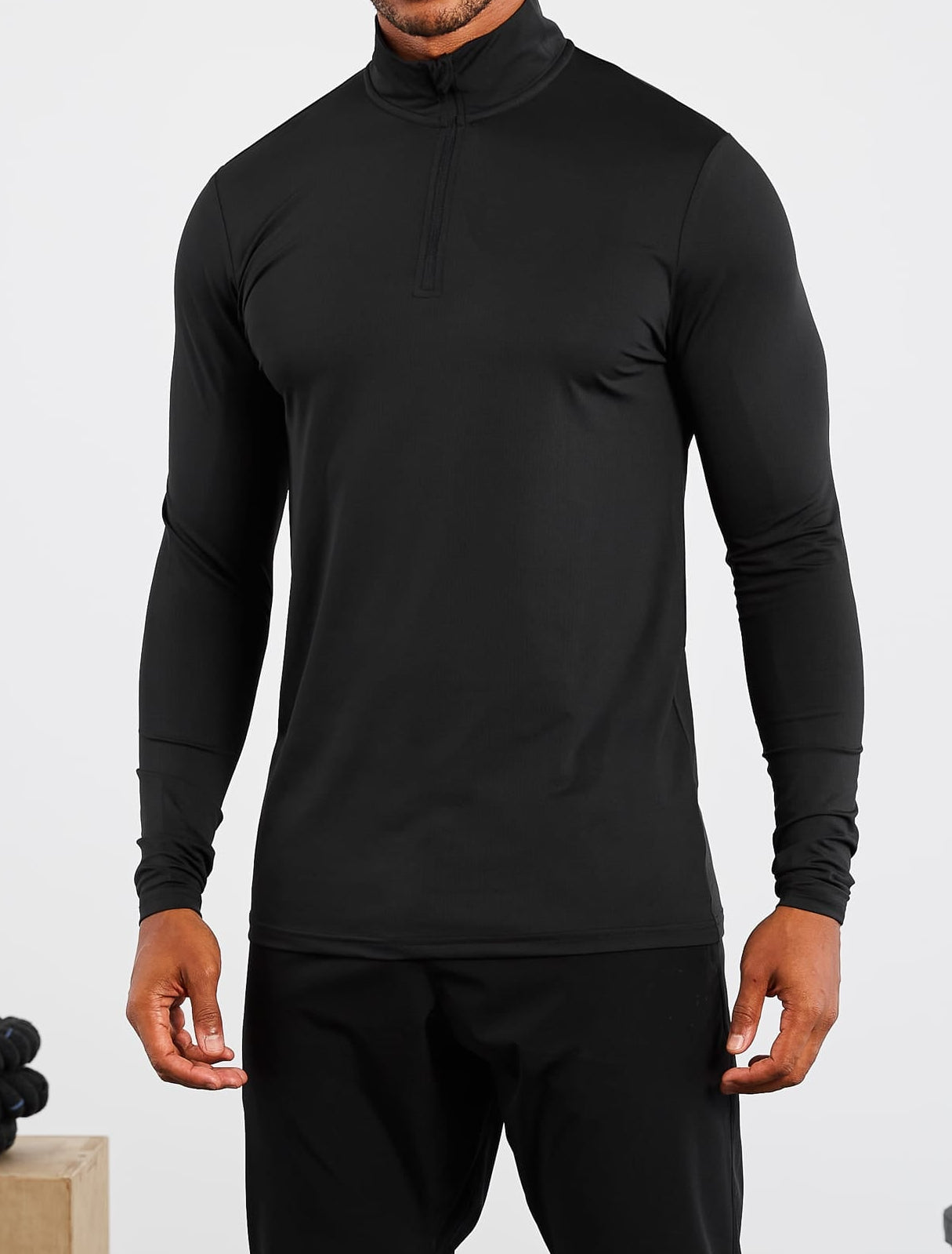 Training 1/4 Zip - Black