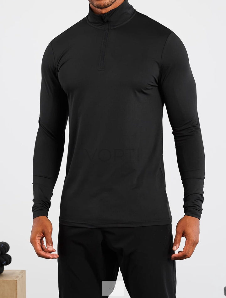 Vorti Training 1/4 Zip - Black