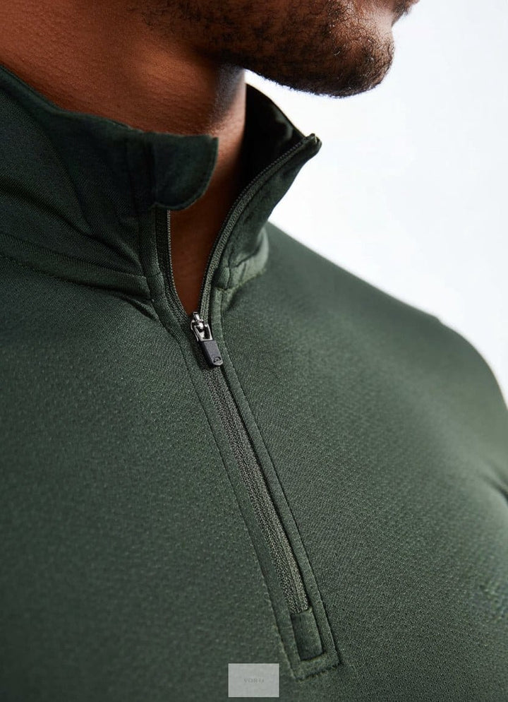 Vorti Training 1/4 Zip - Dark Green