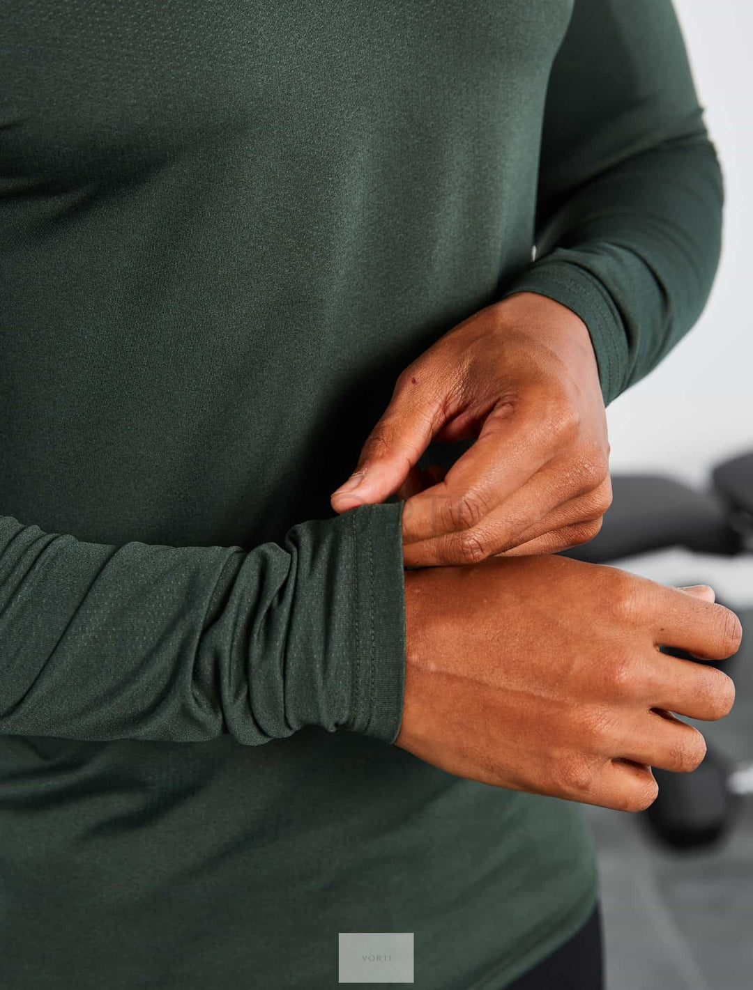 Vorti Training 1/4 Zip - Dark Green