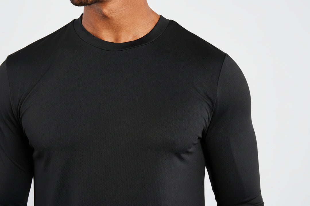 Vorti Training Long Sleeve T-Shirt - Black