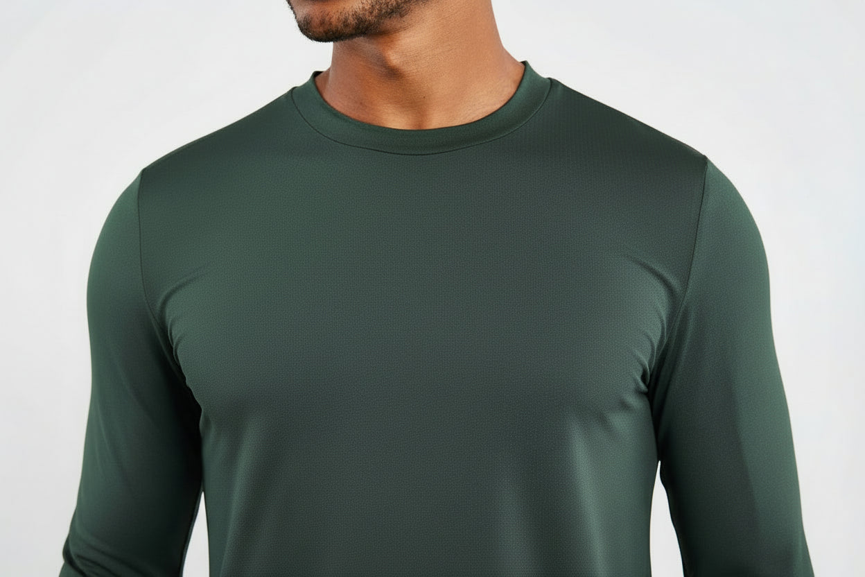 Training Long Sleeve T-Shirt - Dark Green