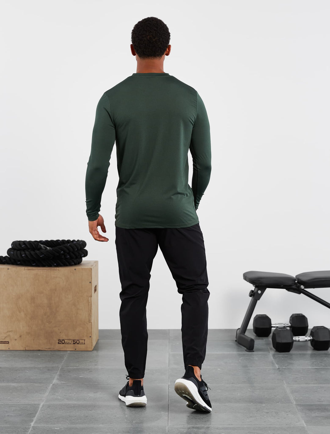 Vorti Training Long Sleeve T-Shirt - Dark Green T-Shirts & Tops - Vorti