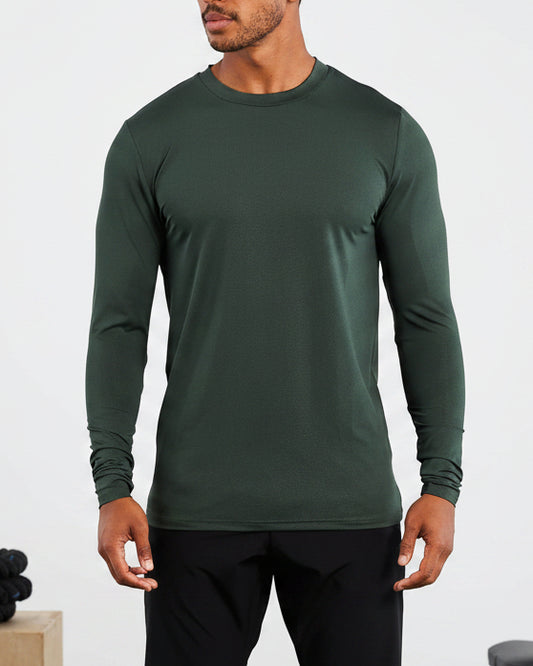 Training Long Sleeve T-Shirt - Dark Green