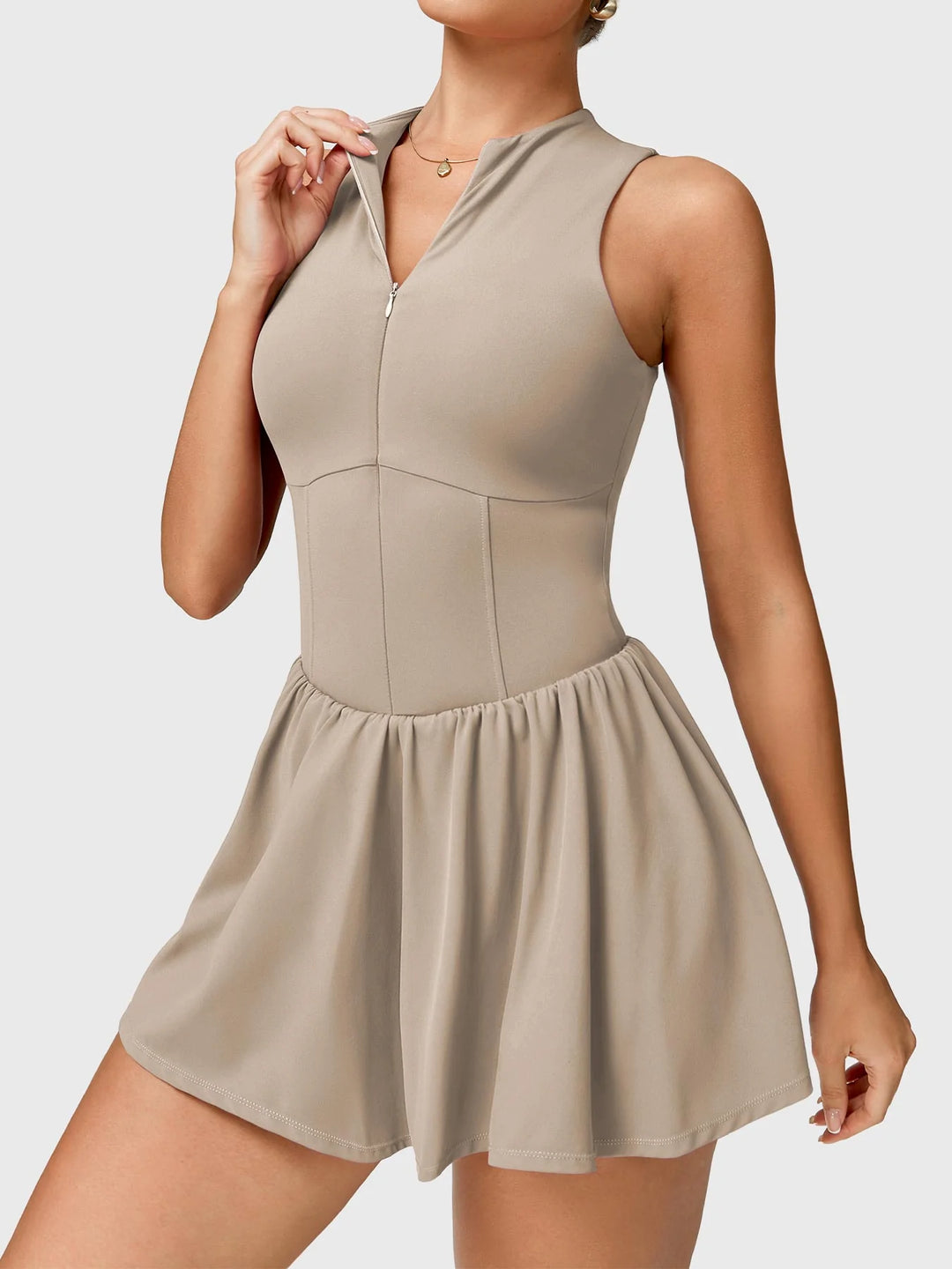 Vorti Zipper Tennis Dress