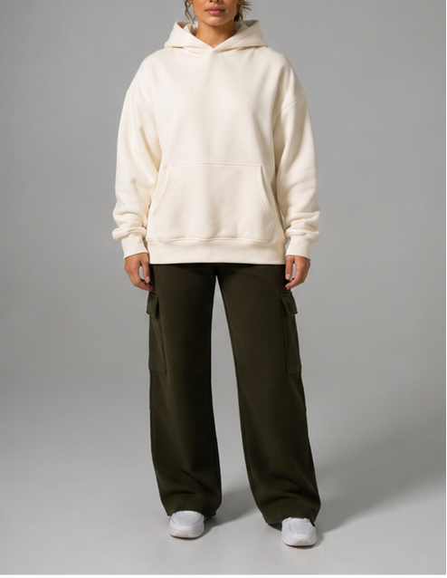 Vorti Hoodie - Cream Women