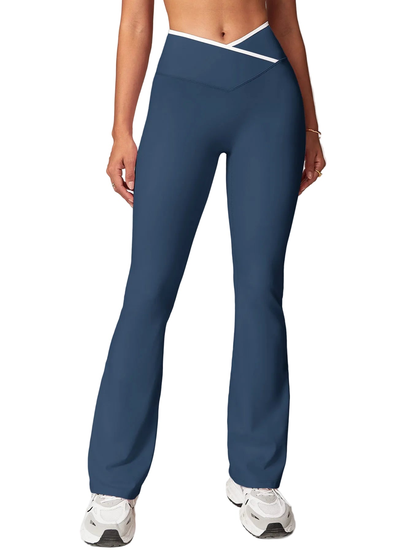Vorti Kevie Trim Flare Leggings Leggings - Vorti