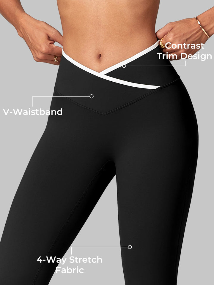 Vorti  Kevie Trim Flare Leggings