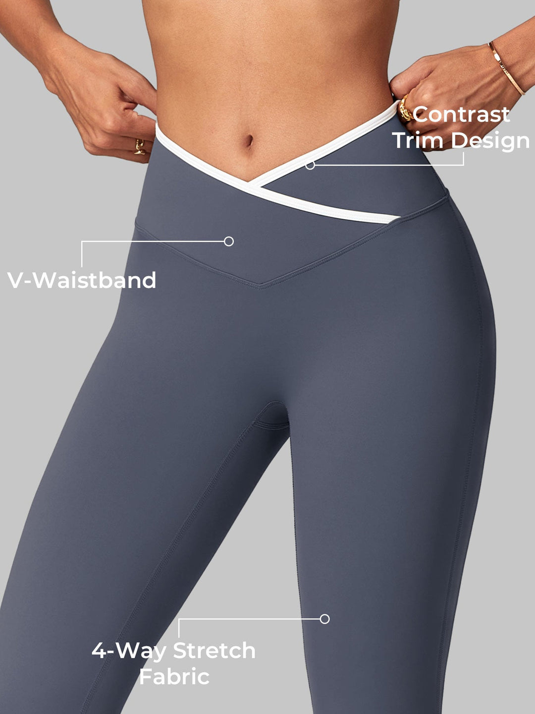 Vorti  Kevie Trim Flare Leggings
