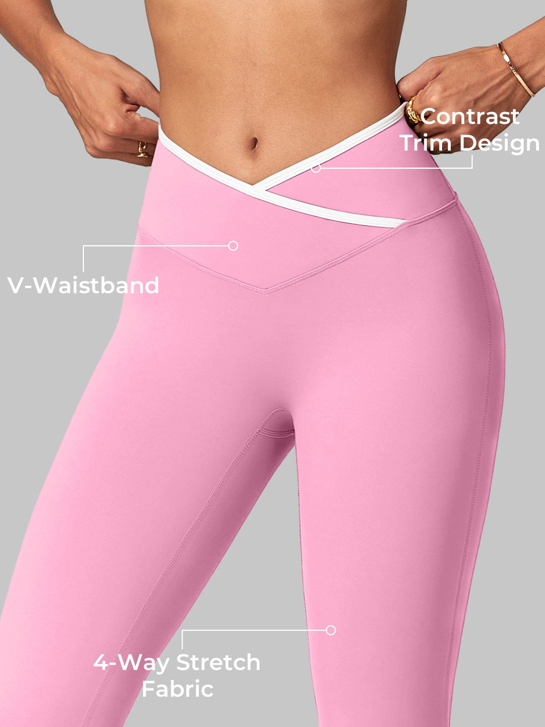 Vorti  Kevie Trim Flare Leggings