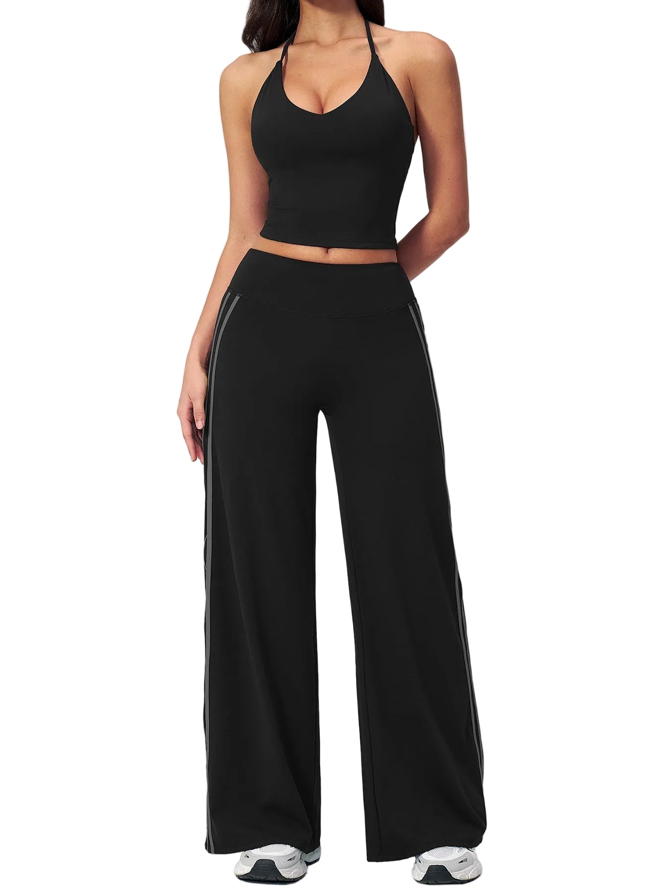 Vorti Flow Side Stripe Leggings Leggings - Vorti