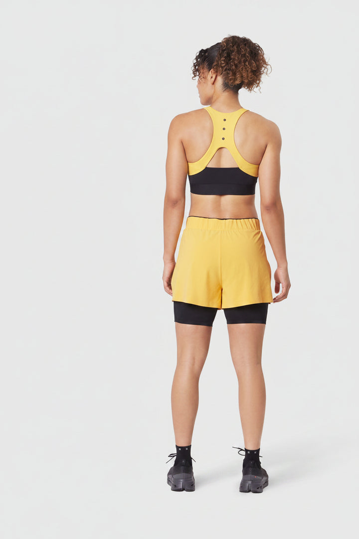 Vorti Side Split Liner Short - Amber