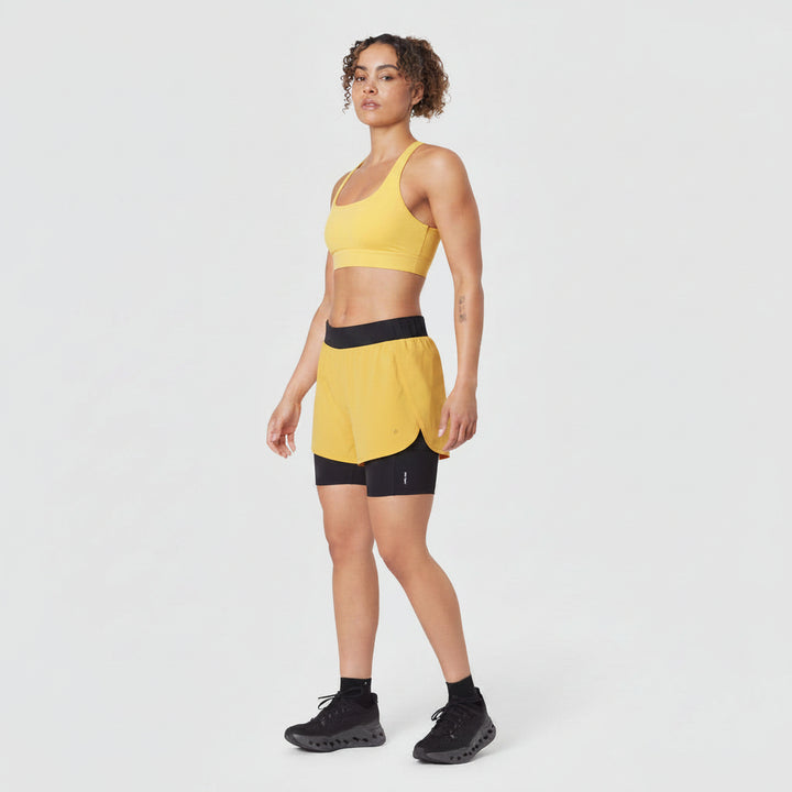 Vorti Side Split Liner Short - Amber