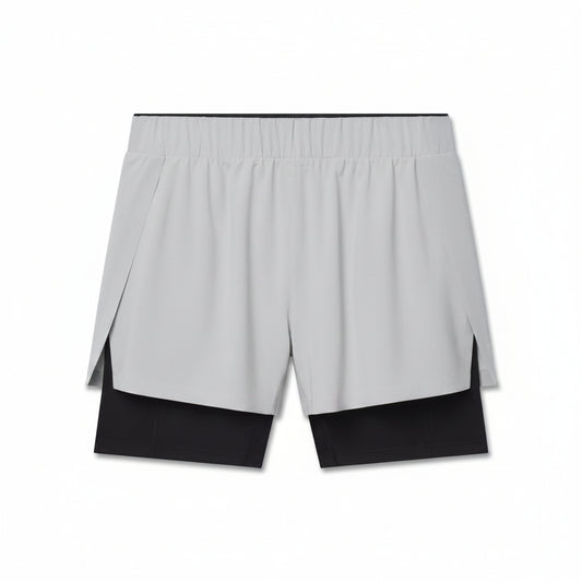 Vorti Side Split Liner Short - Slate Grey