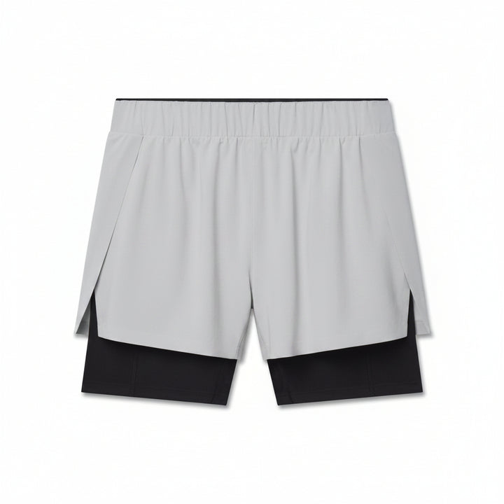 Vorti Side Split Liner Short - Slate Grey