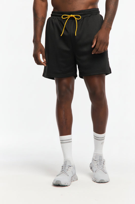 Top Marks Shorts - Black/Yellow
