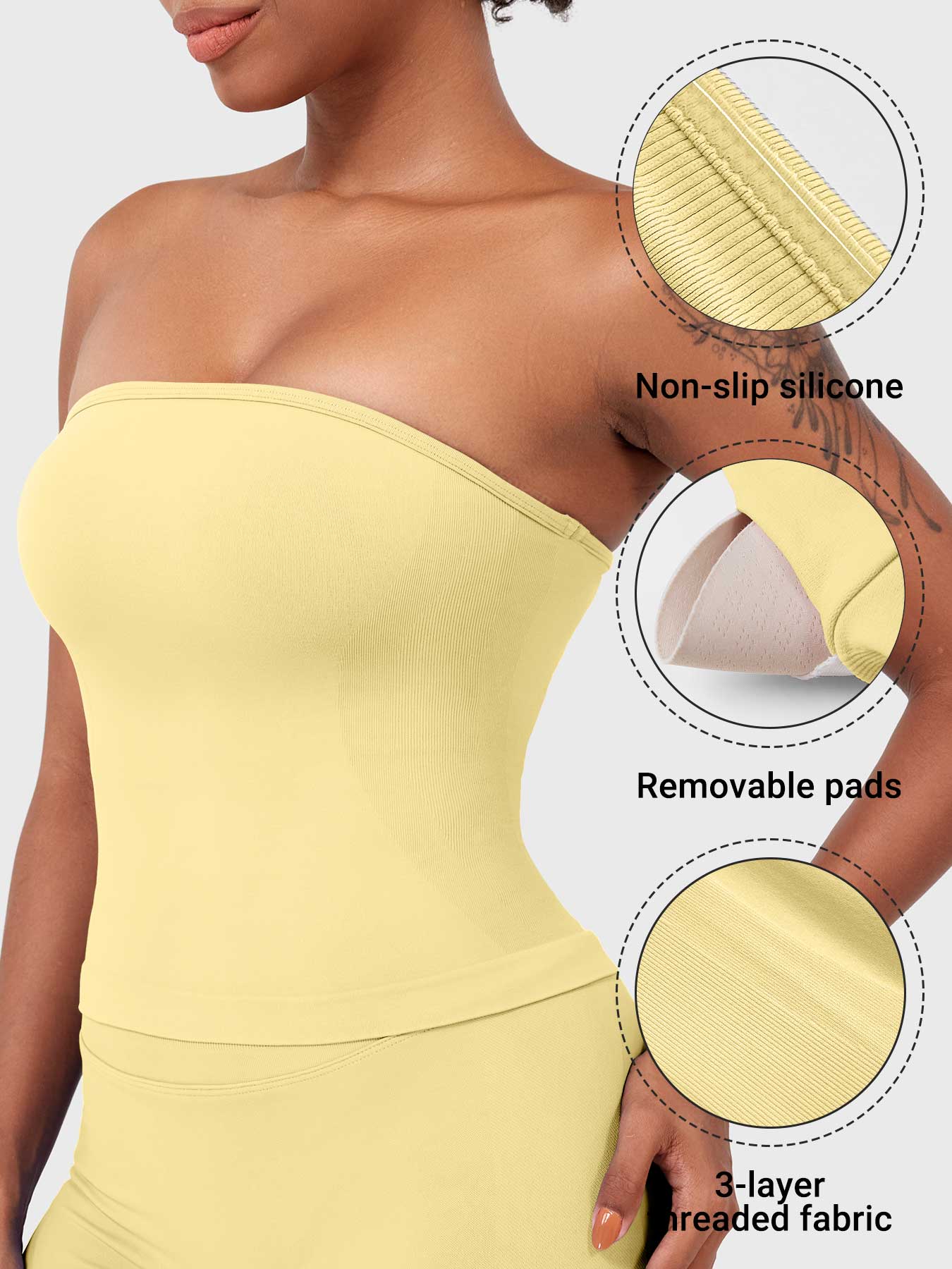 Vorti Zannie Seamless Tube Top