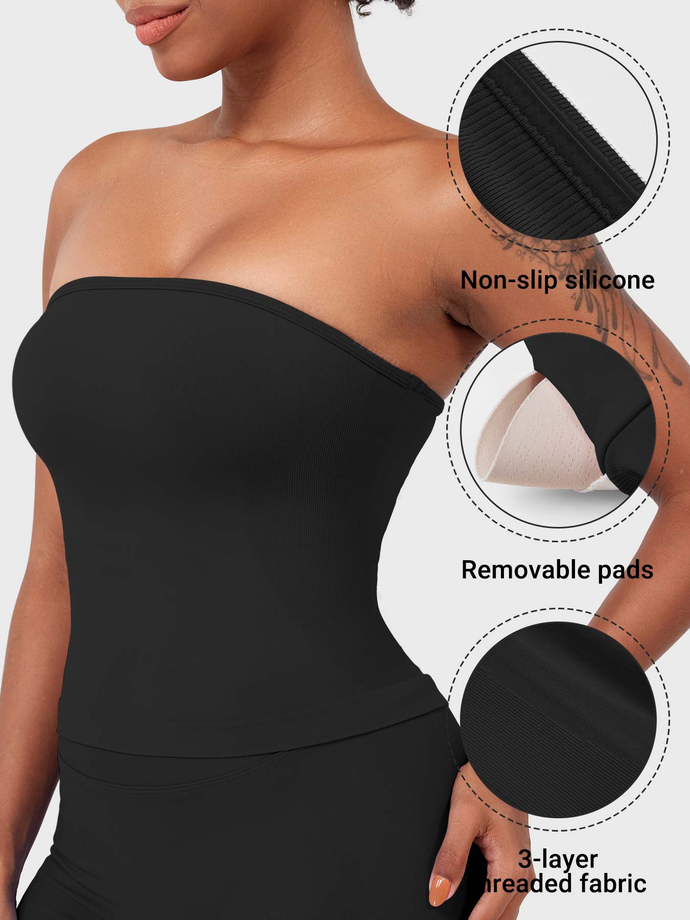 Vorti Zannie Seamless Tube Top