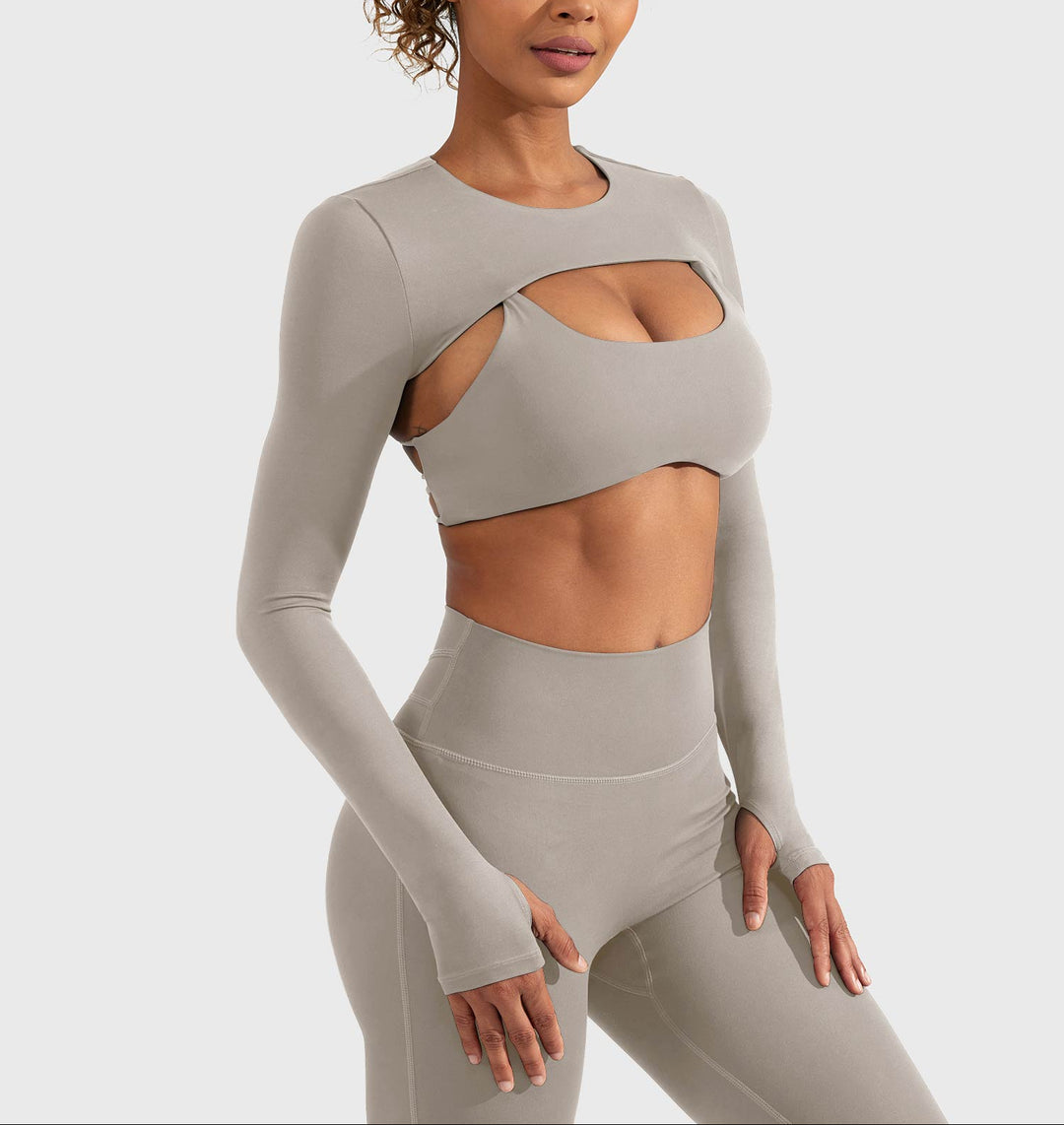 Vorti Crissy Long Sleeve Bolero Shrug