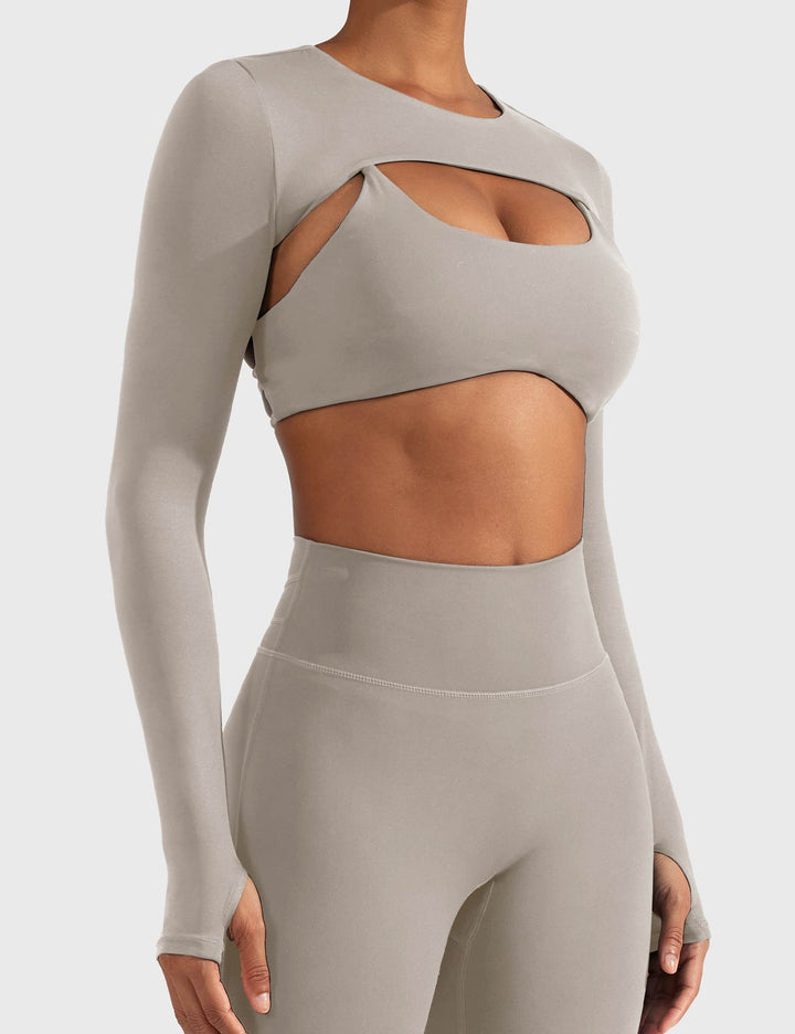 Vorti Crissy Long Sleeve Bolero Shrug