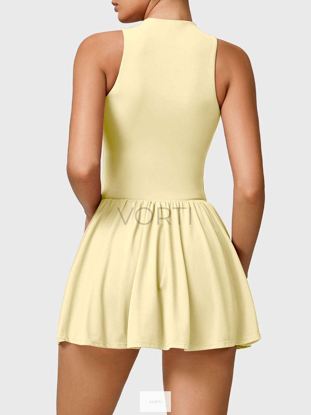 Vorti Zipper Tennis Dress Amarillo