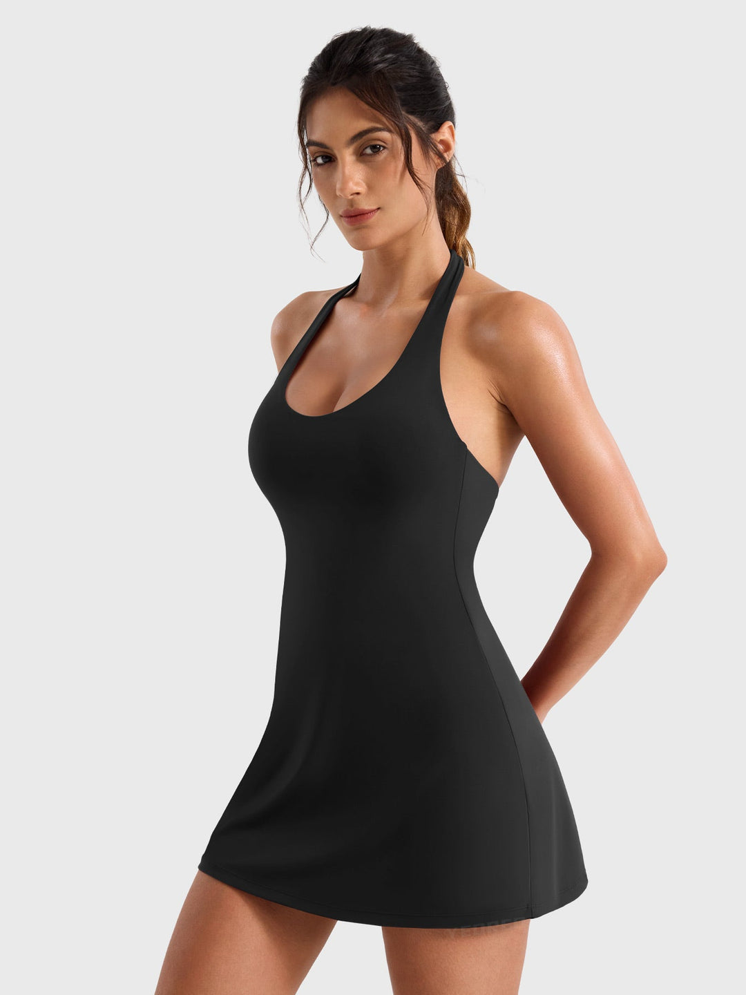 Vestido de Ténis Vorti Halter Preto