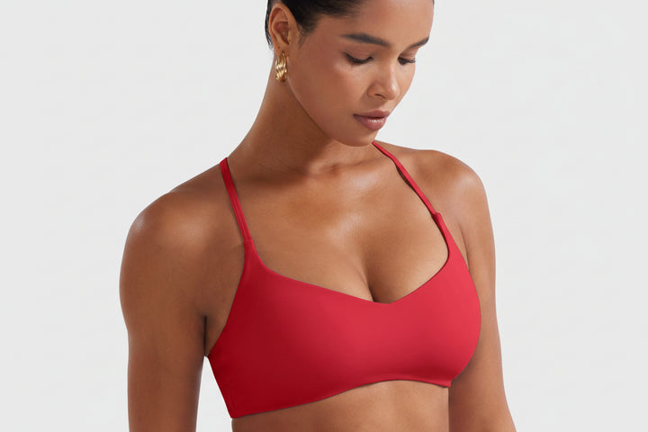 Vorti Y‑Back Sports Bra Chili Red