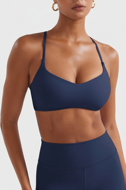 Vorti Y‑Back Sports Bra Navy