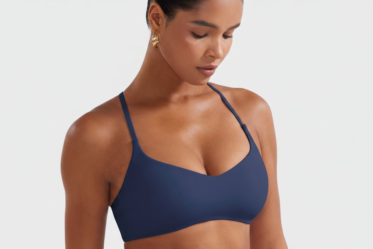 Vorti Y‑Back Sports Bra Navy