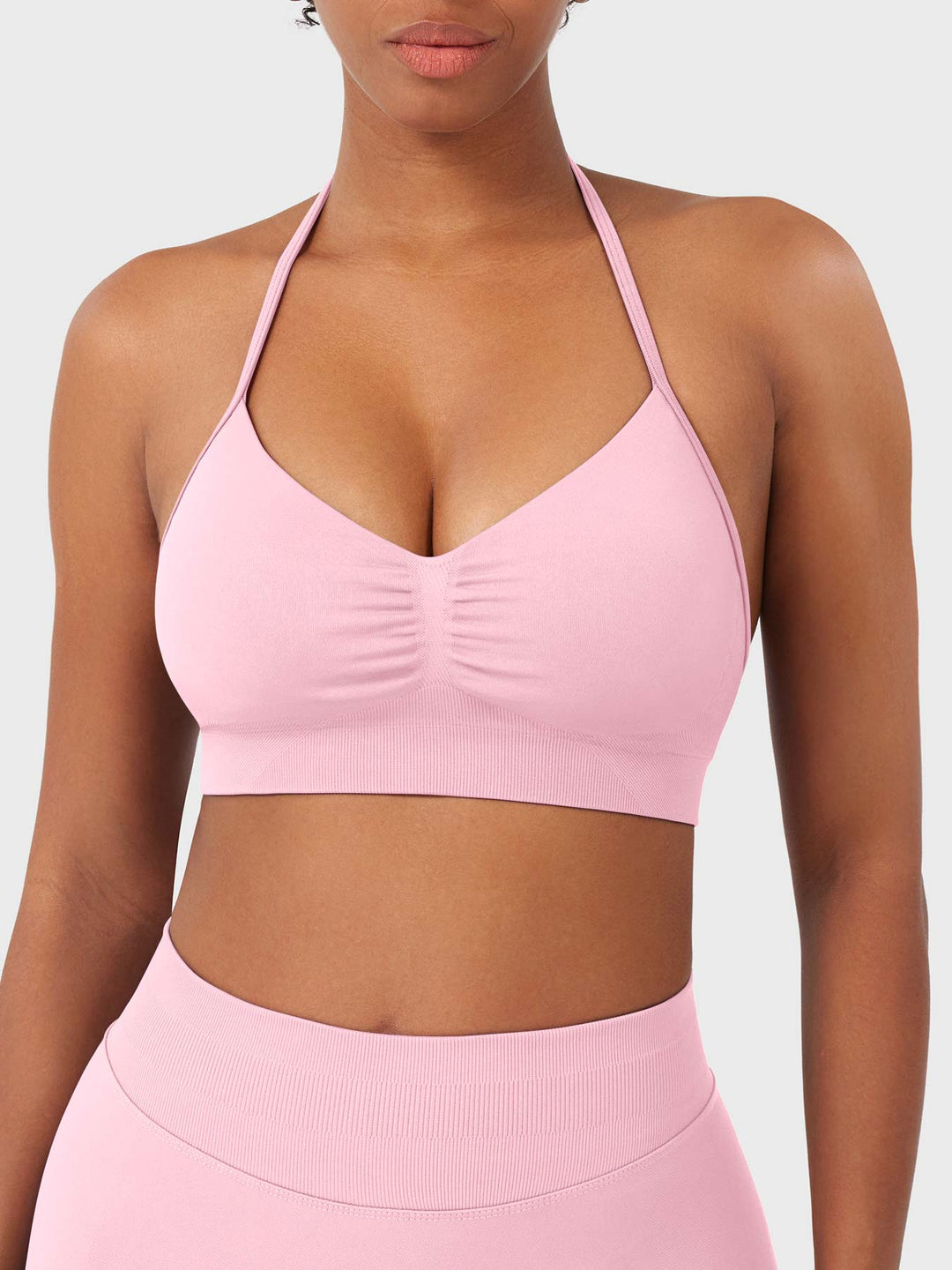 Vorti Vanie SoftHue Halter Sports Bra