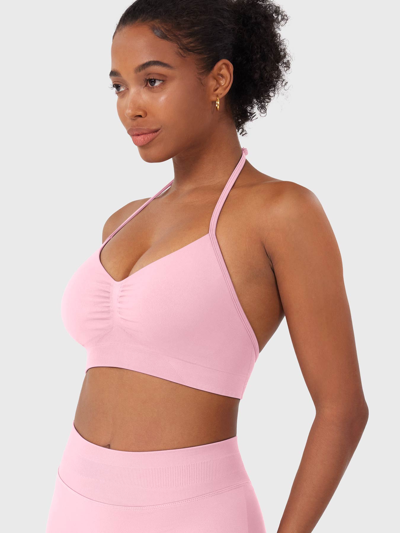 Vorti Vanie SoftHue Halter Sports Bra