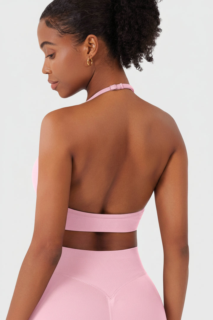 Vorti Vanie SoftHue Halter Sports Bra