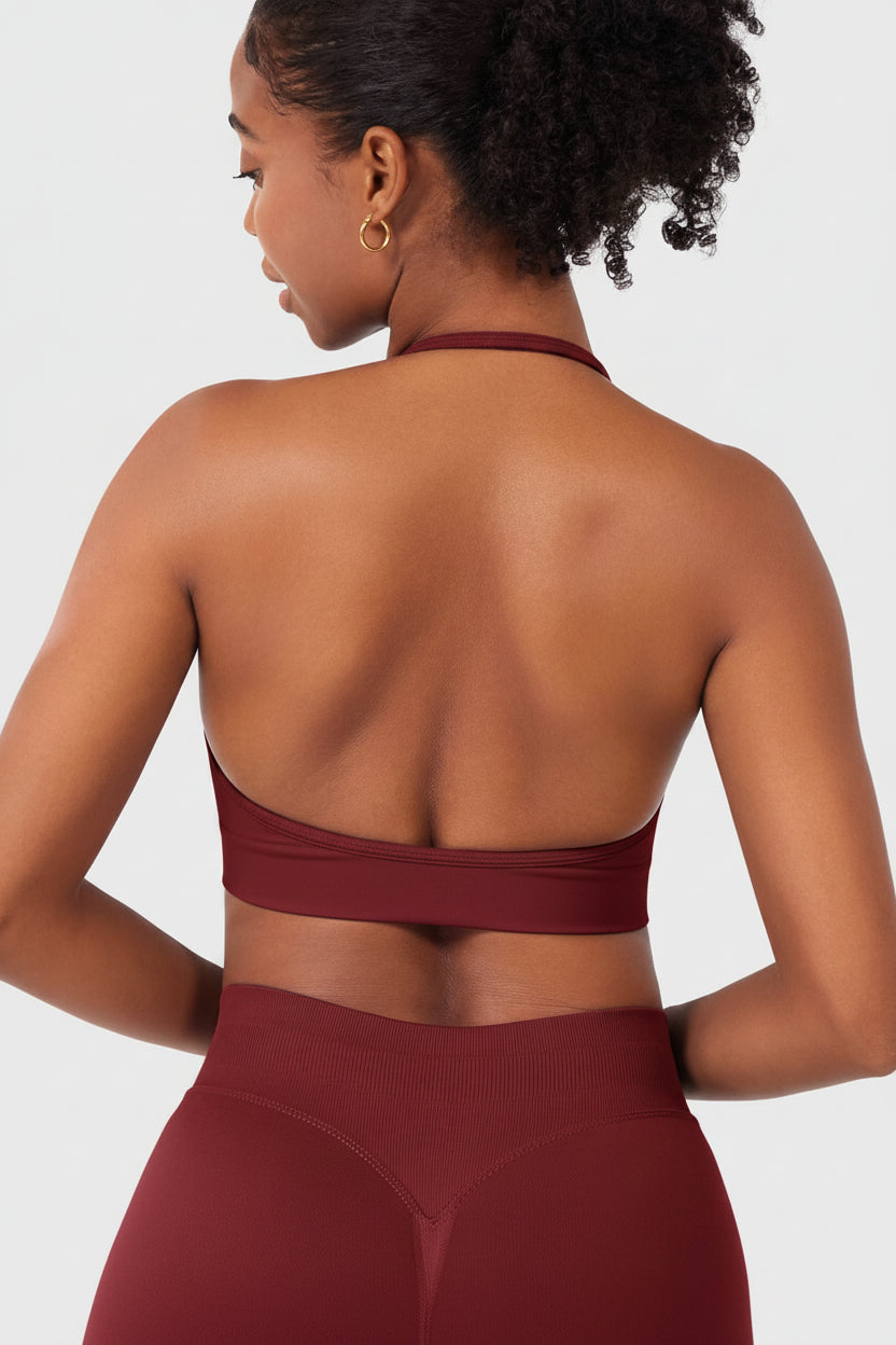 Vorti Vanie SoftHue Halter Sports Bra