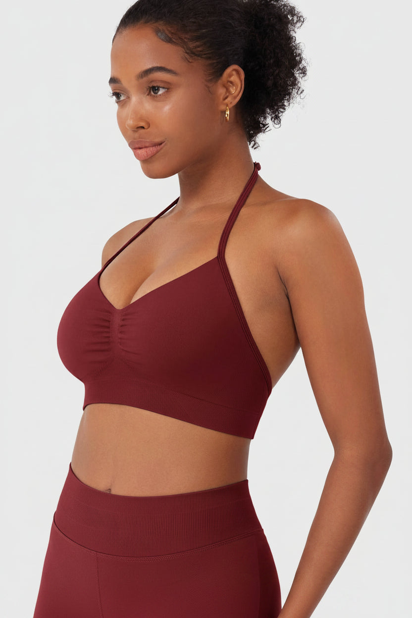 Vorti Vanie SoftHue Halter Sports Bra