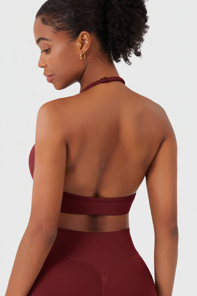 Vorti Vanie SoftHue Halter Sports Bra